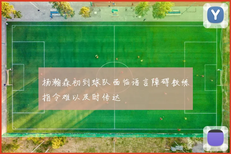 杨瀚森初到球队面临语言障碍教练指令难以及时传达